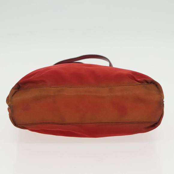 PRADA Hand Bag Nylon Red Silver Auth 95372 - Picture 5 of 16